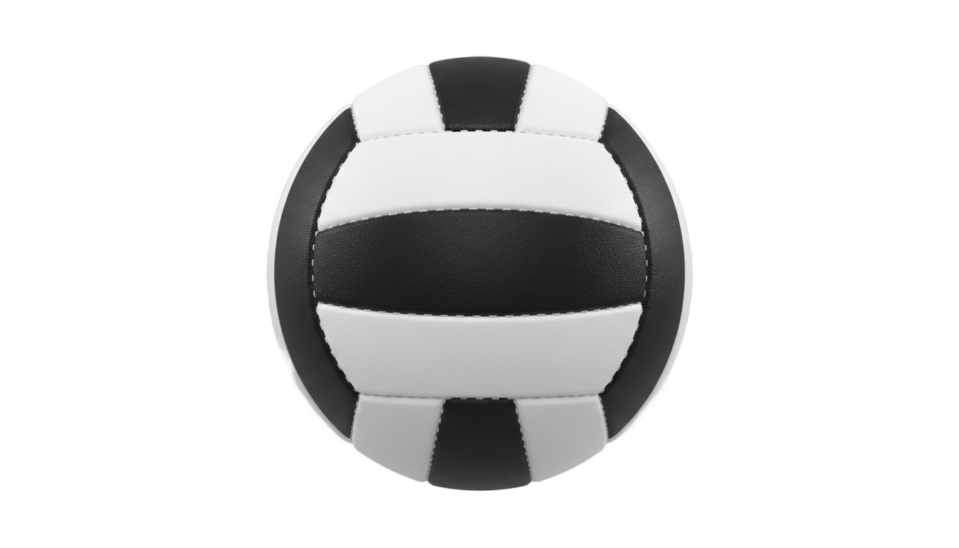 volleyball png black and white PNG transparent background