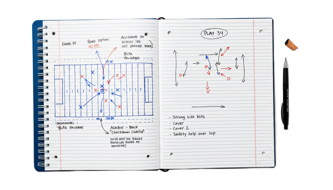 football playbook png PNG transparent background