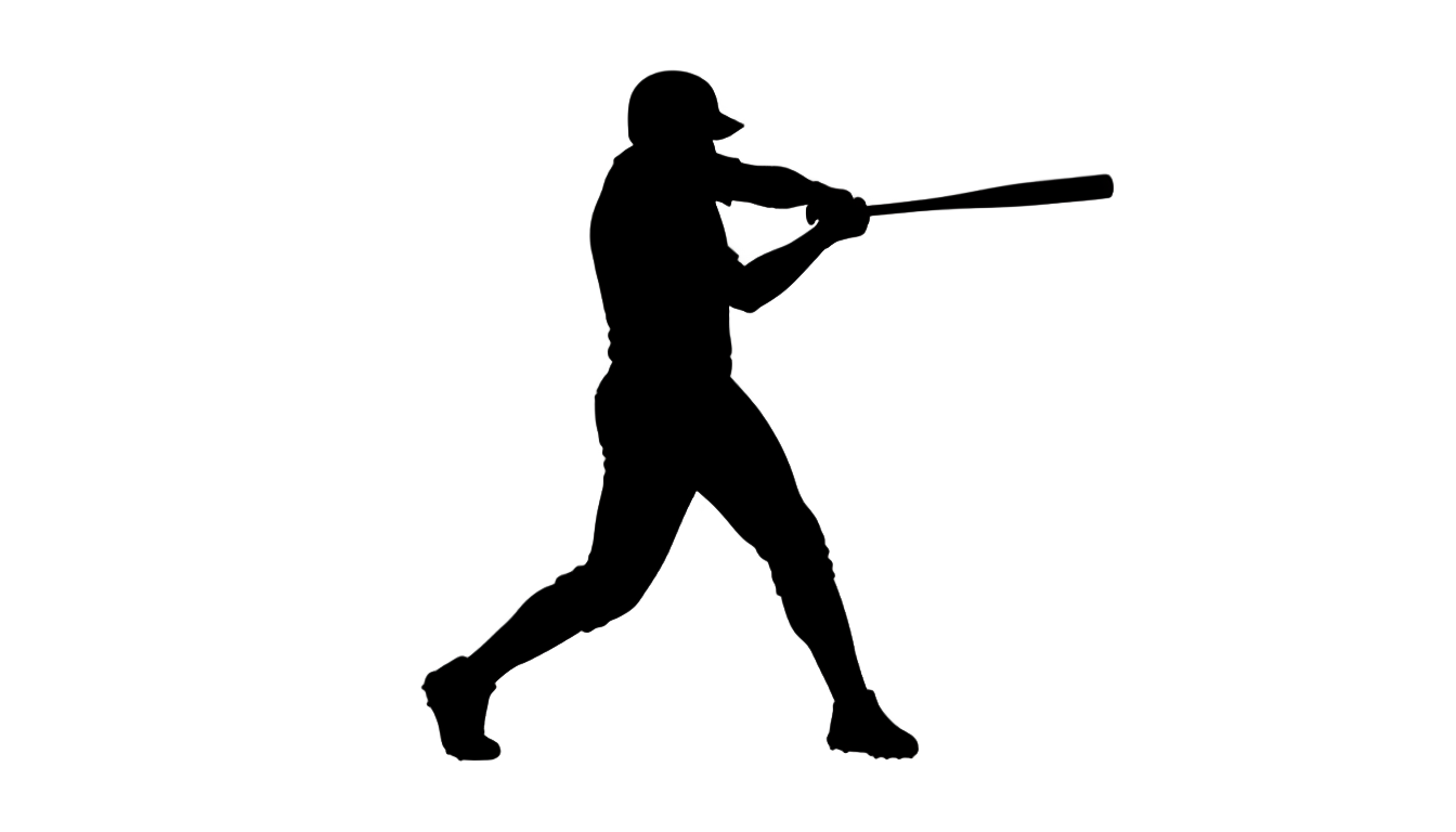 baseball silhouette png PNG transparent background
