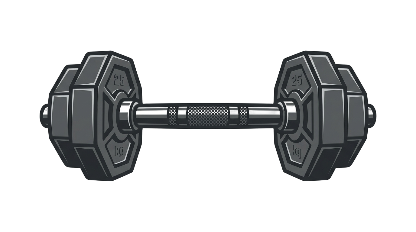 gym dumbbell logo png PNG transparent background
