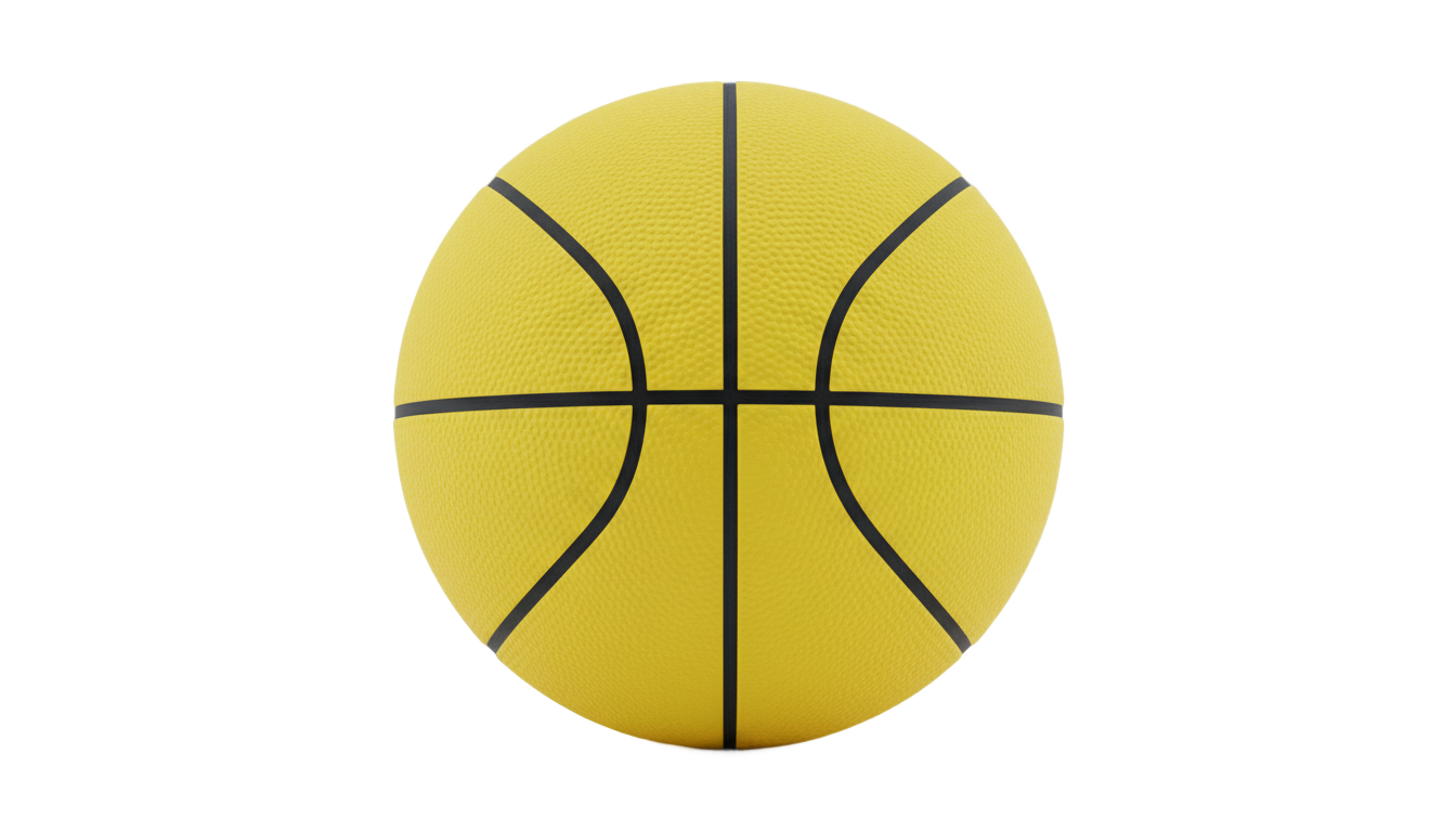 yellow basketball png PNG transparent background