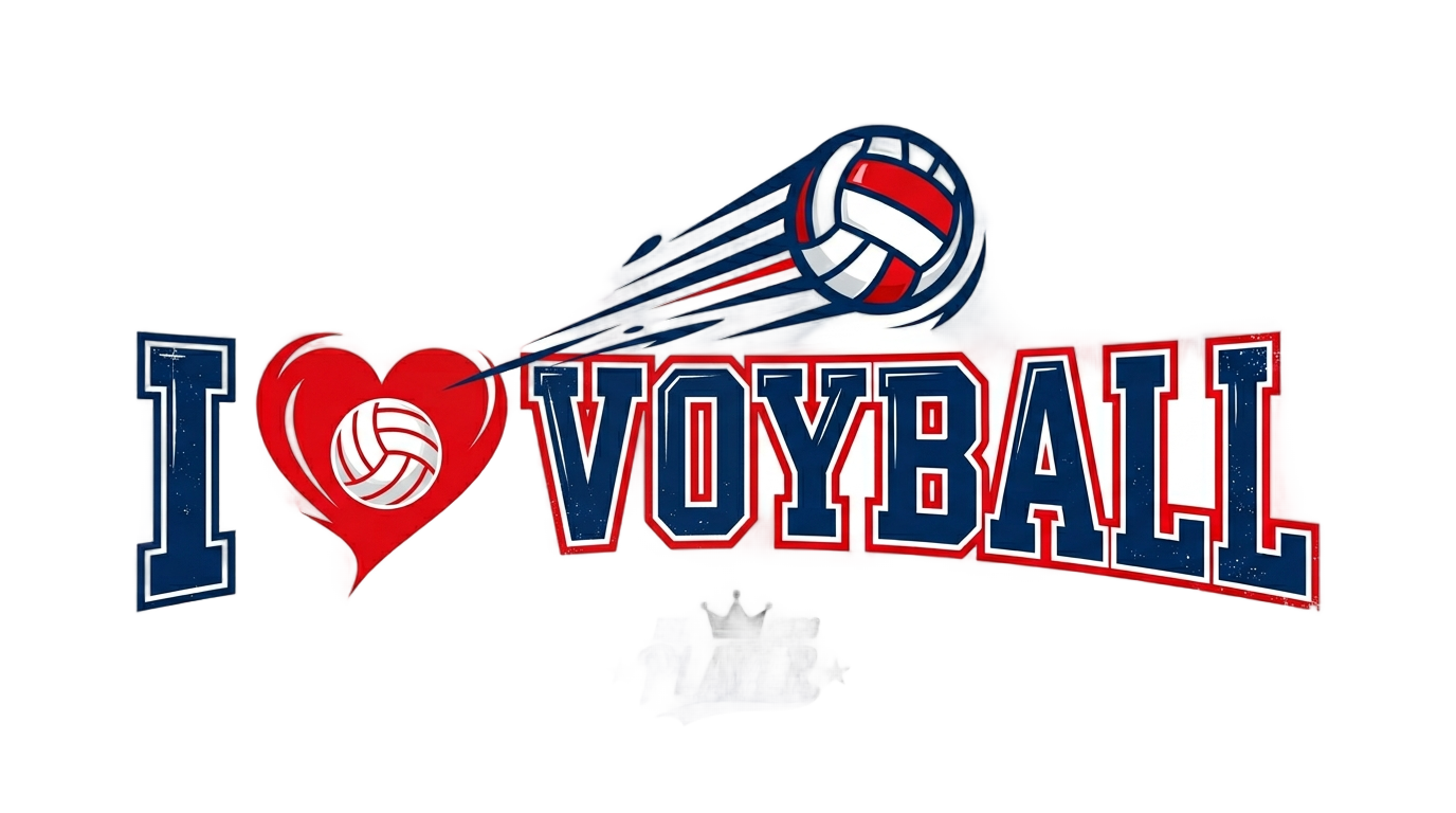 i love volleyball png PNG transparent background