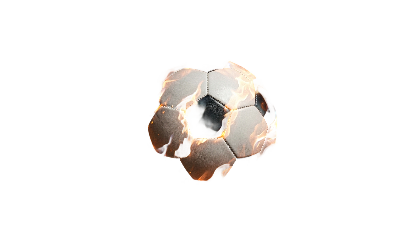 fire soccer ball png PNG transparent background