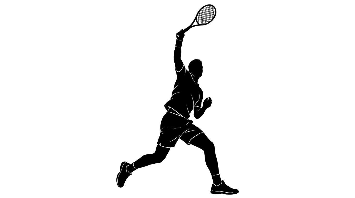 badminton silhouette png PNG transparent background