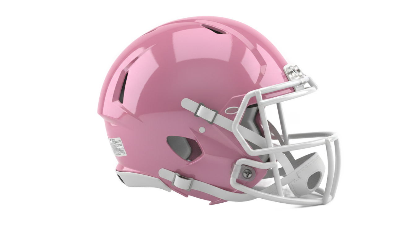 pink football helmet png PNG transparent background