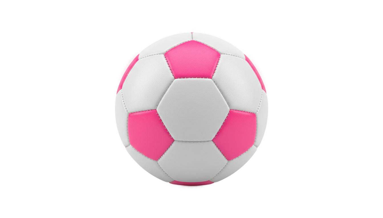 pink soccer ball png PNG transparent background