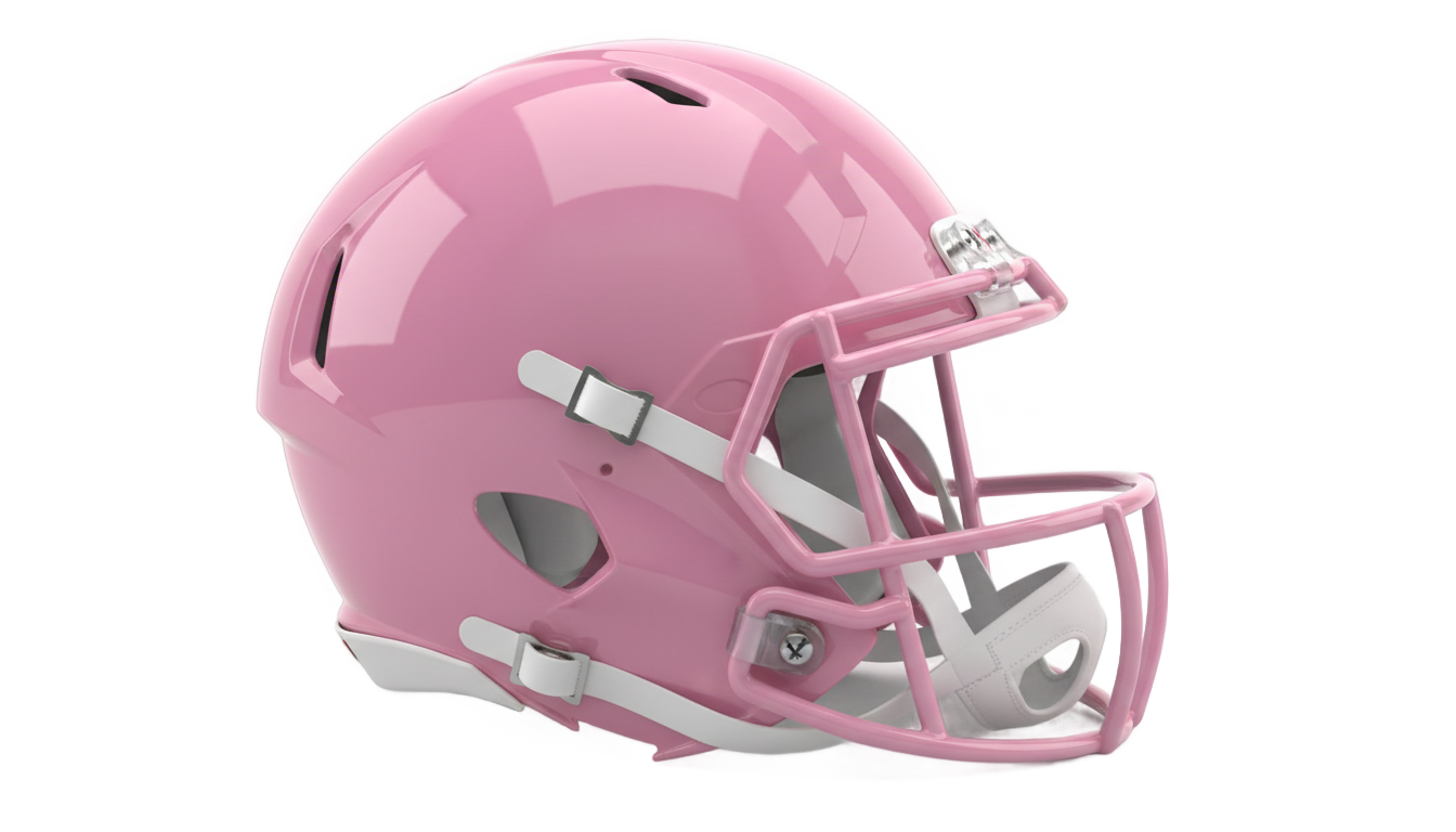 pink football helmet png PNG transparent background