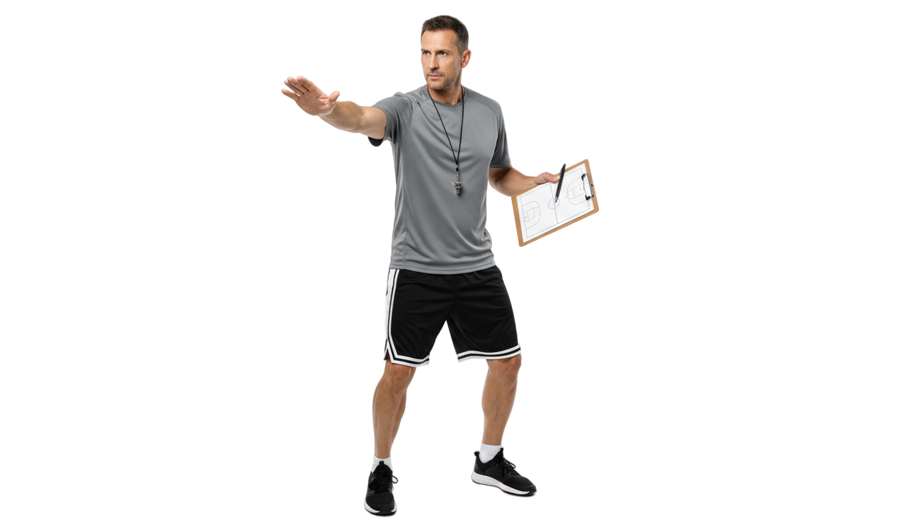 basketball coach png PNG transparent background