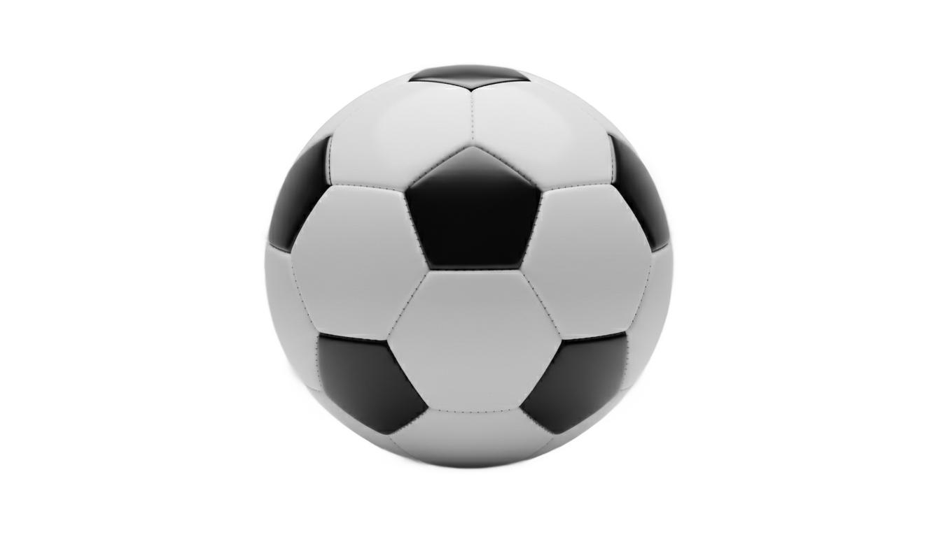 white soccer ball png PNG transparent background