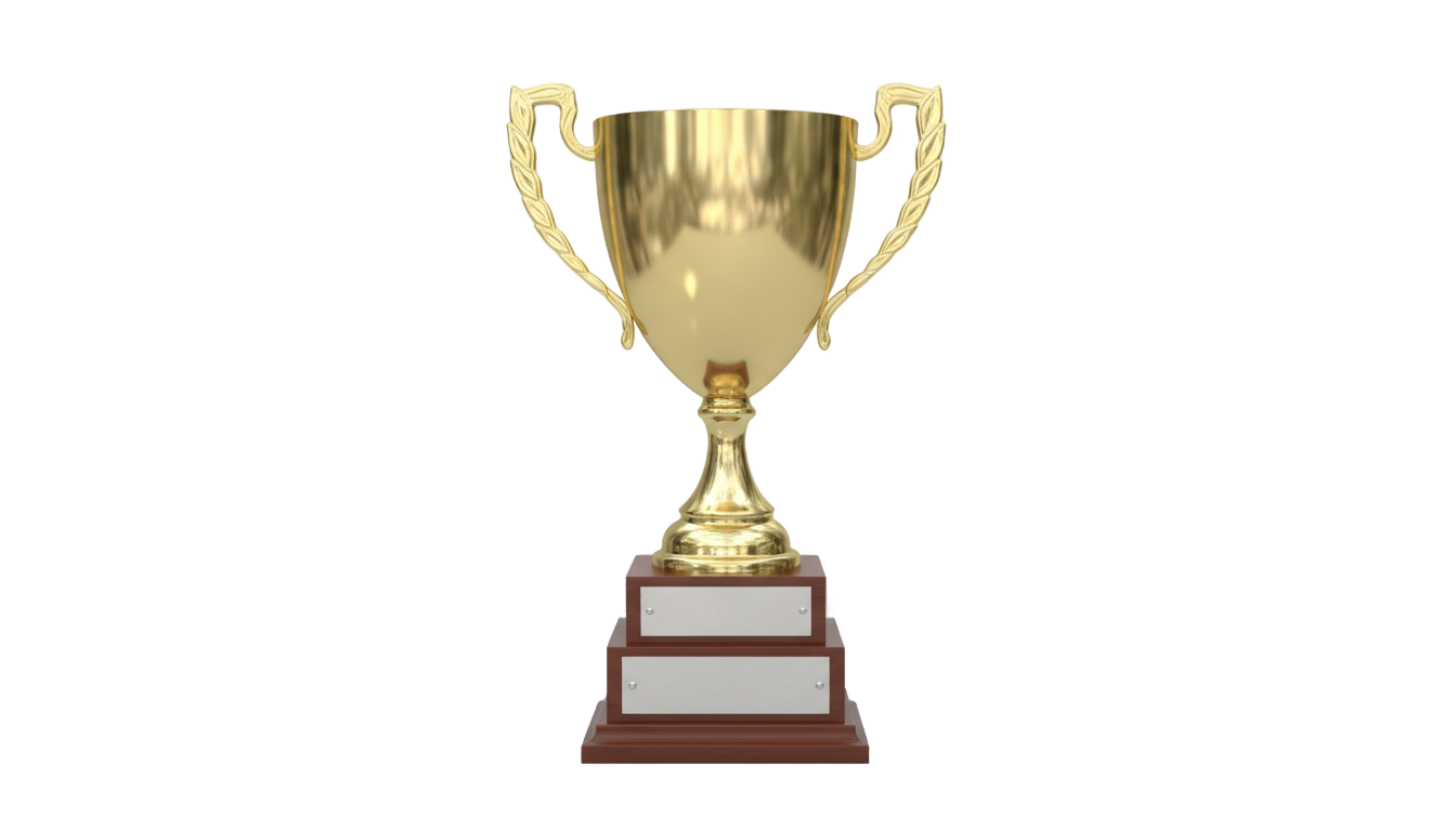 gold trophy png PNG transparent background