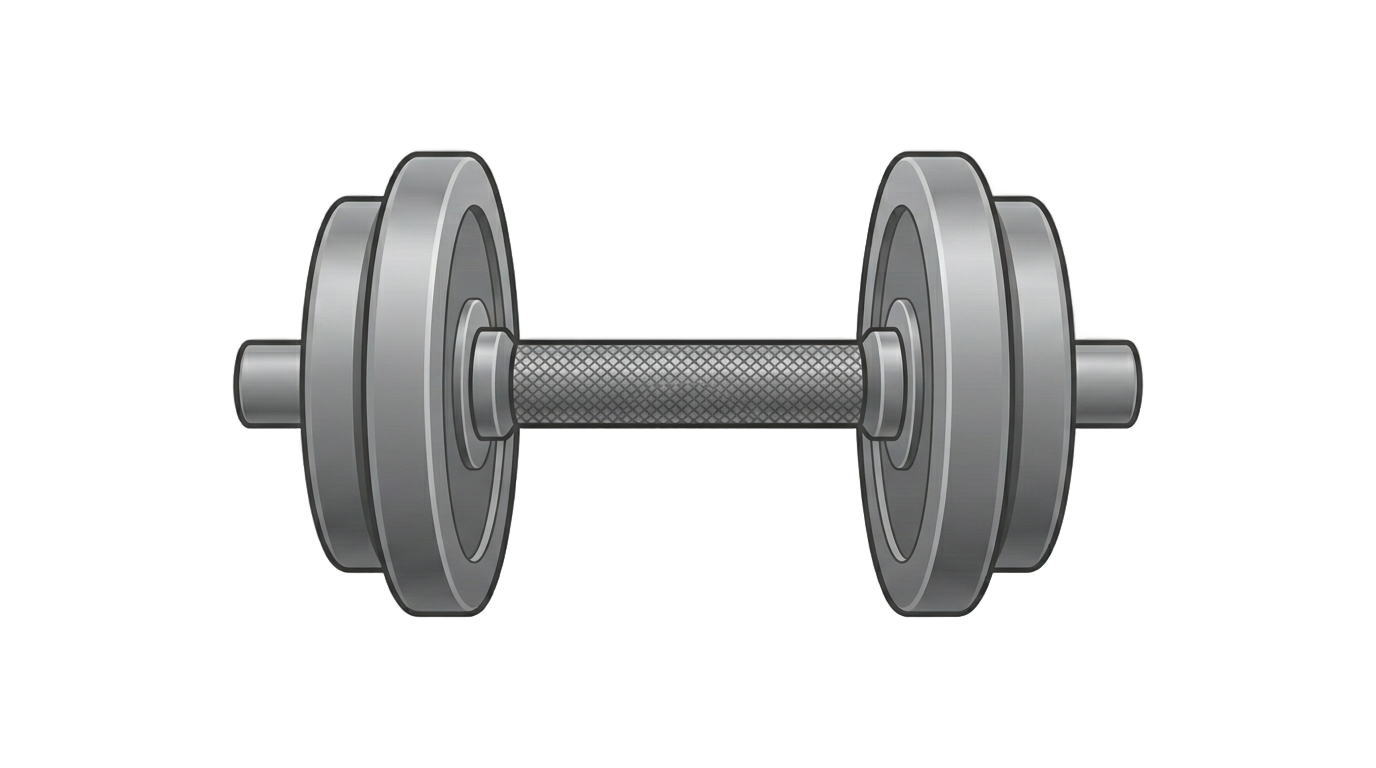 dumbbell emoji png PNG transparent background