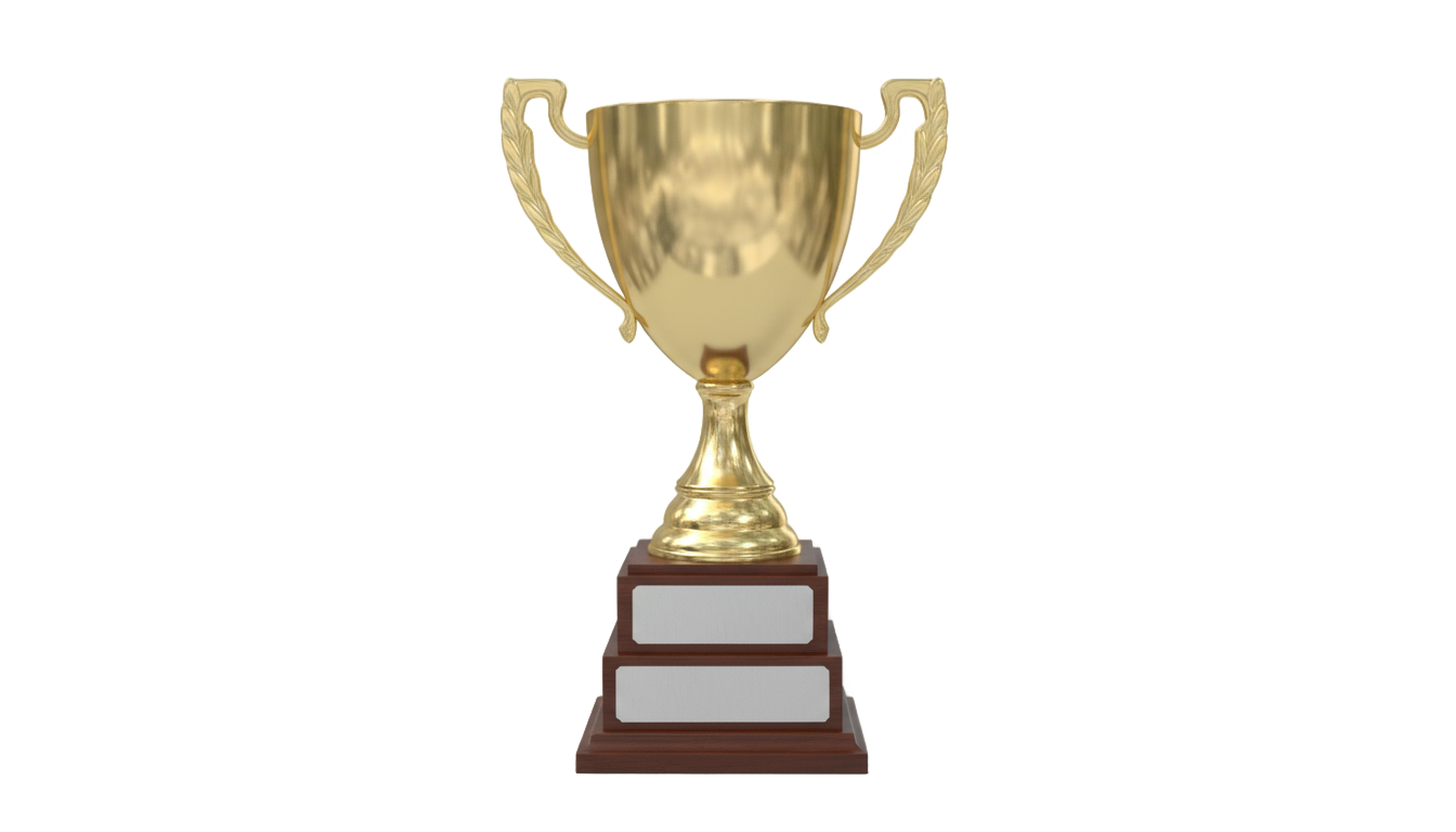 gold trophy png PNG transparent background