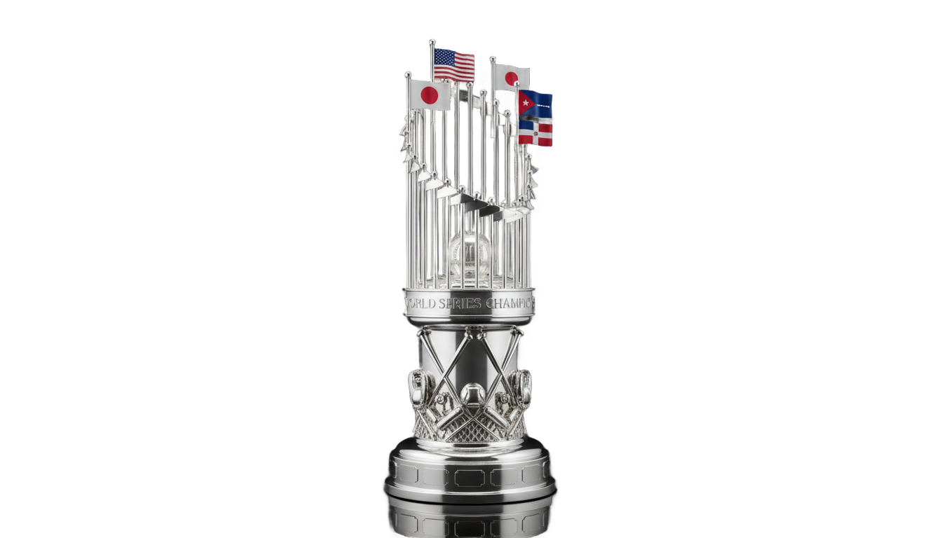 mlb world series trophy png PNG transparent background