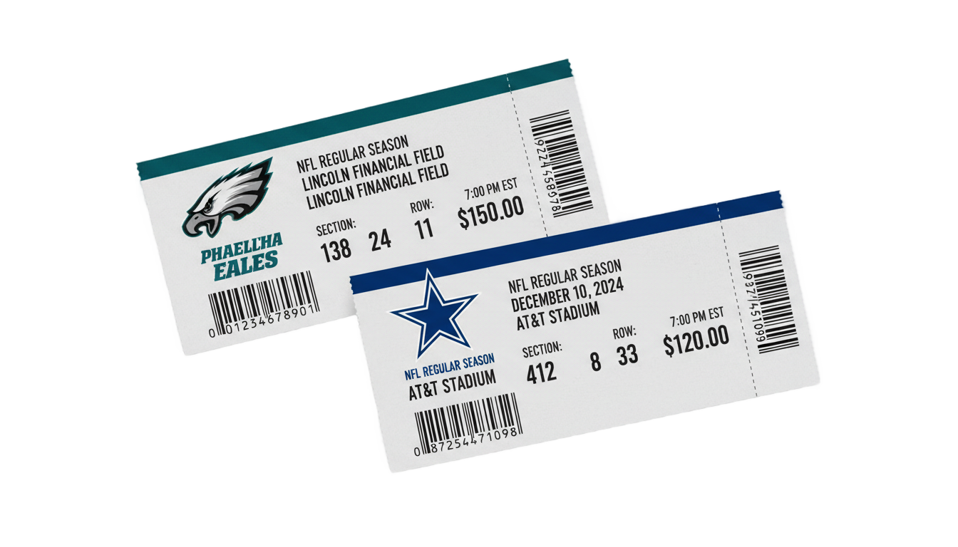 png football tickets PNG transparent background