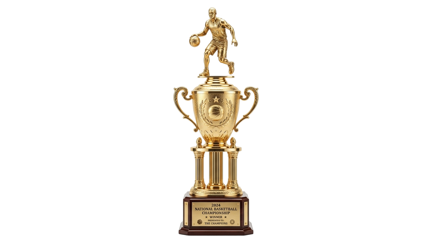 finals mvp trophy png PNG transparent background