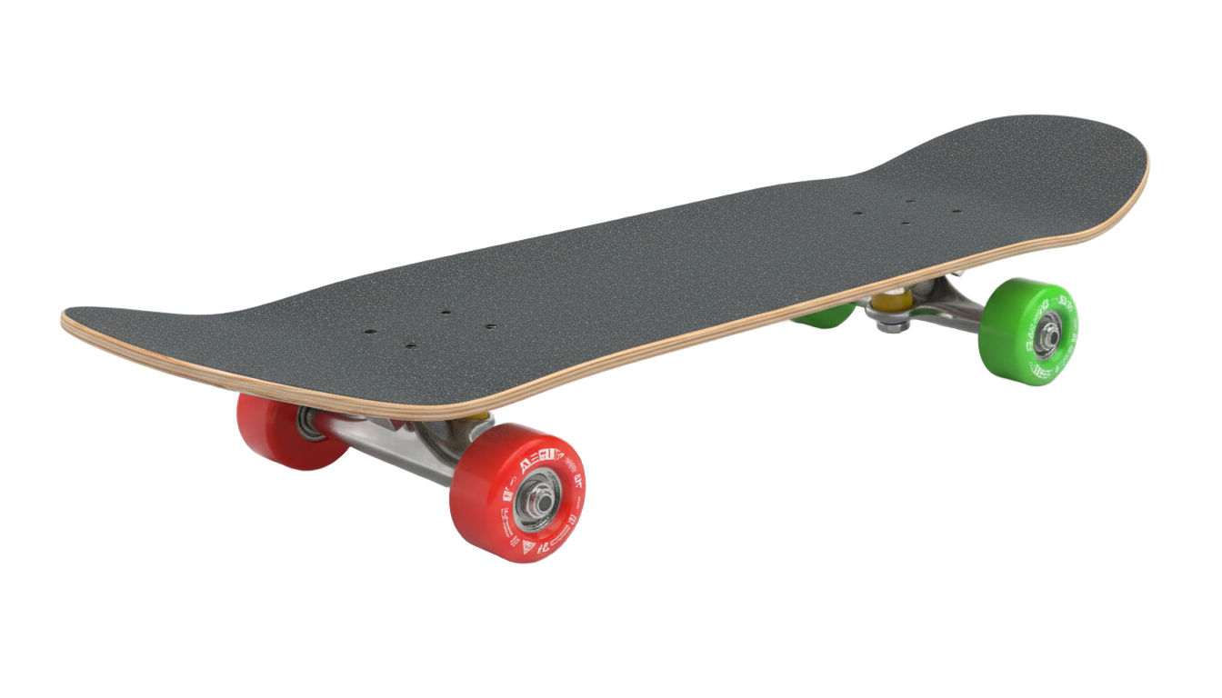 skateboard template png PNG transparent background
