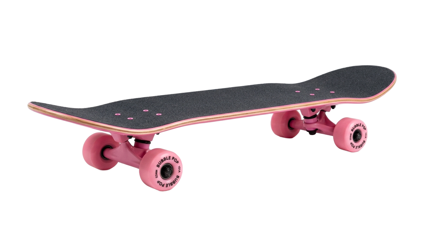 pink skateboard png PNG transparent background