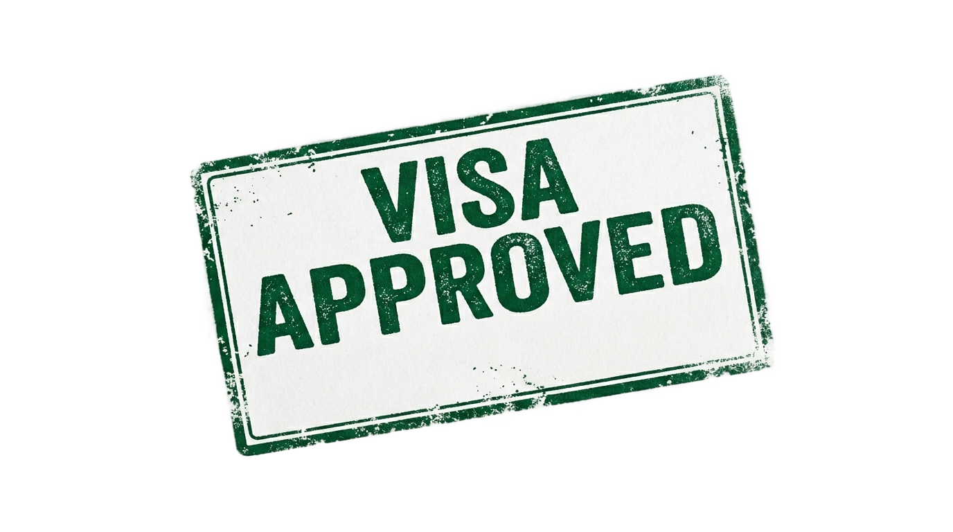 visa approved stamp png PNG transparent background