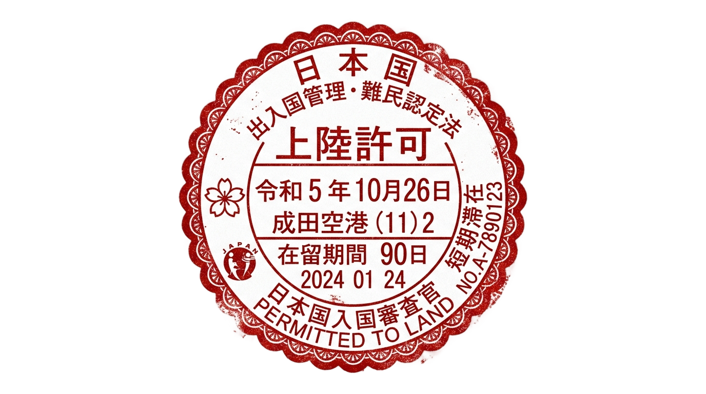 japan passport stamp png PNG transparent background
