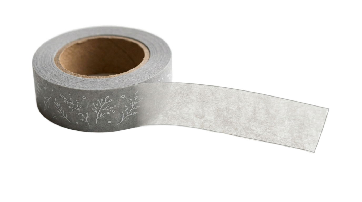 grey washi tape png PNG transparent background