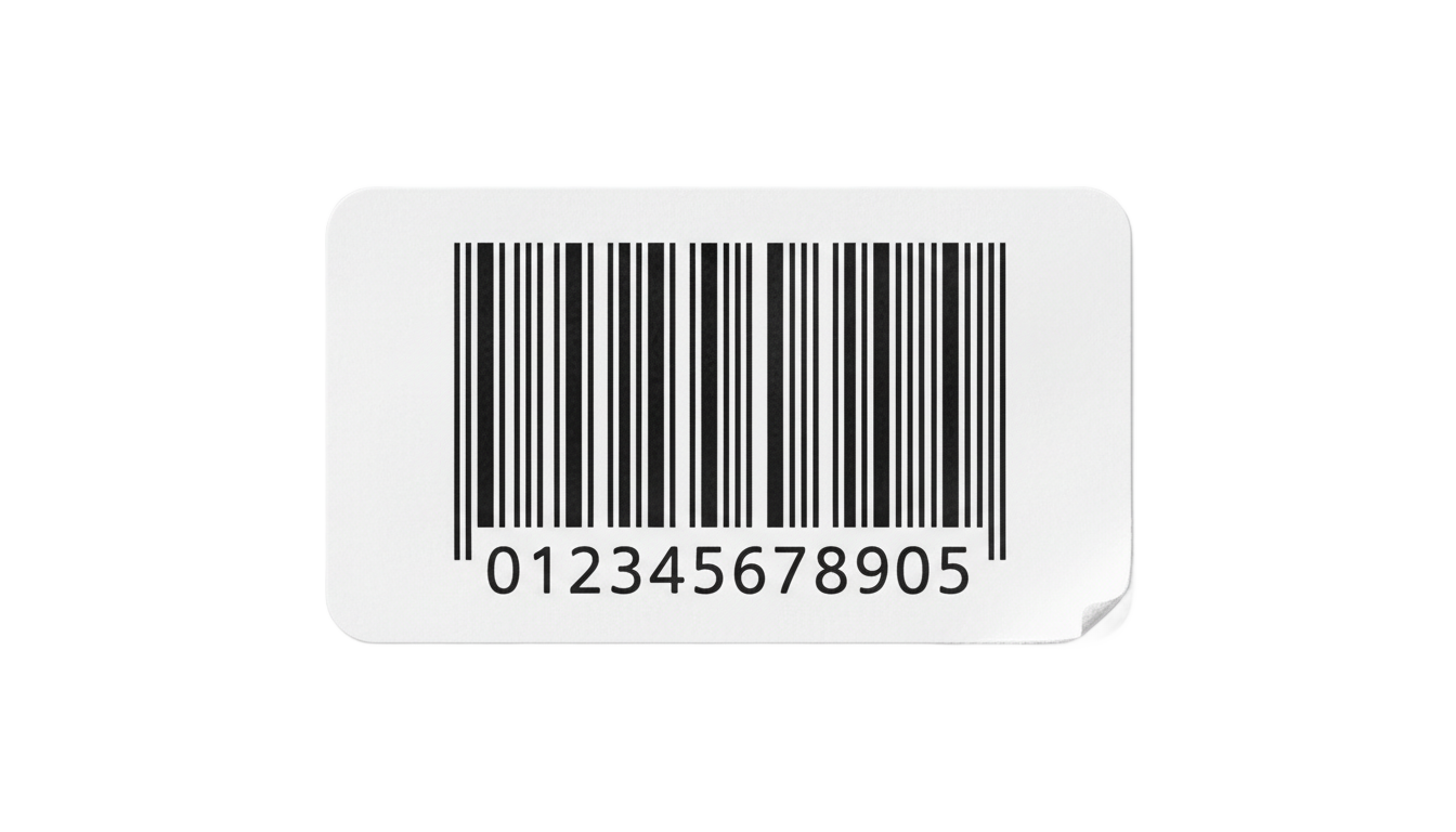 barcode sticker png PNG transparent background