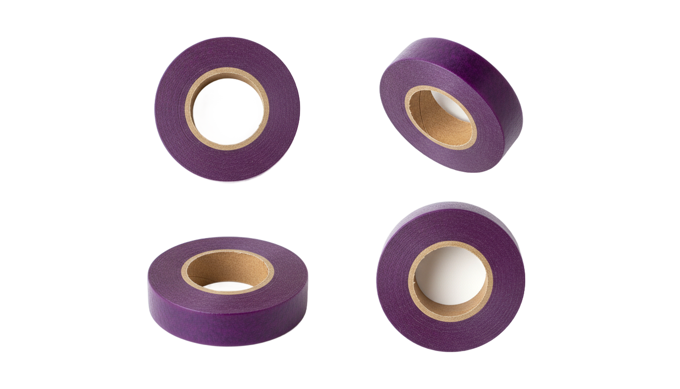 purple washi tape png PNG transparent background