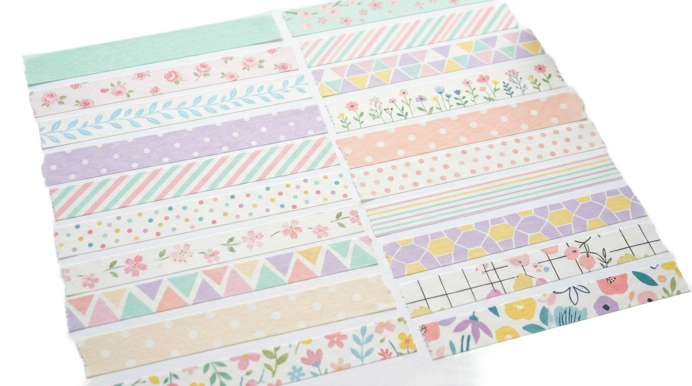 washi tape designs png PNG transparent background