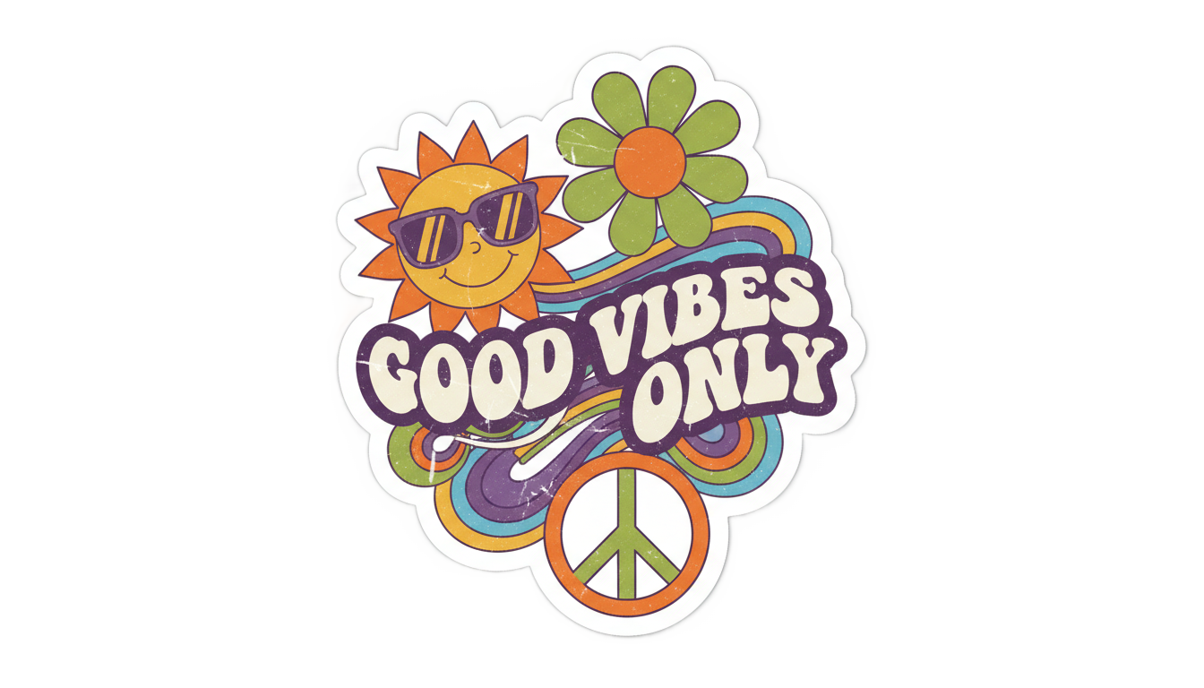 retro sticker png PNG transparent background