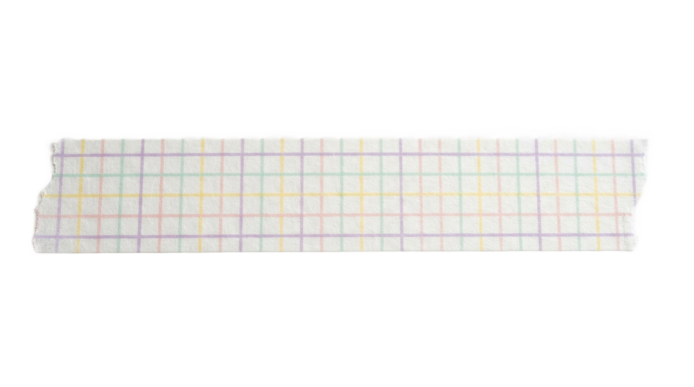 grid washi tape png PNG transparent background