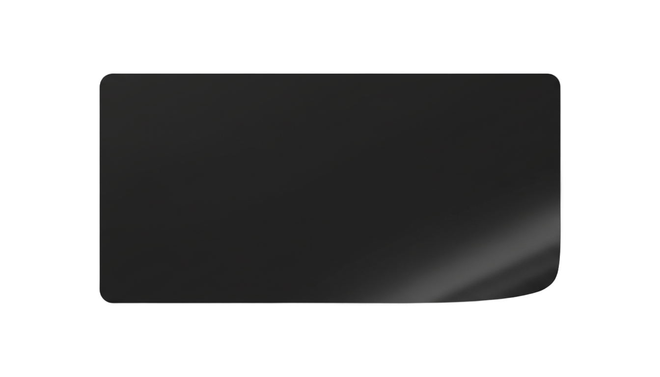 black sticker png PNG transparent background