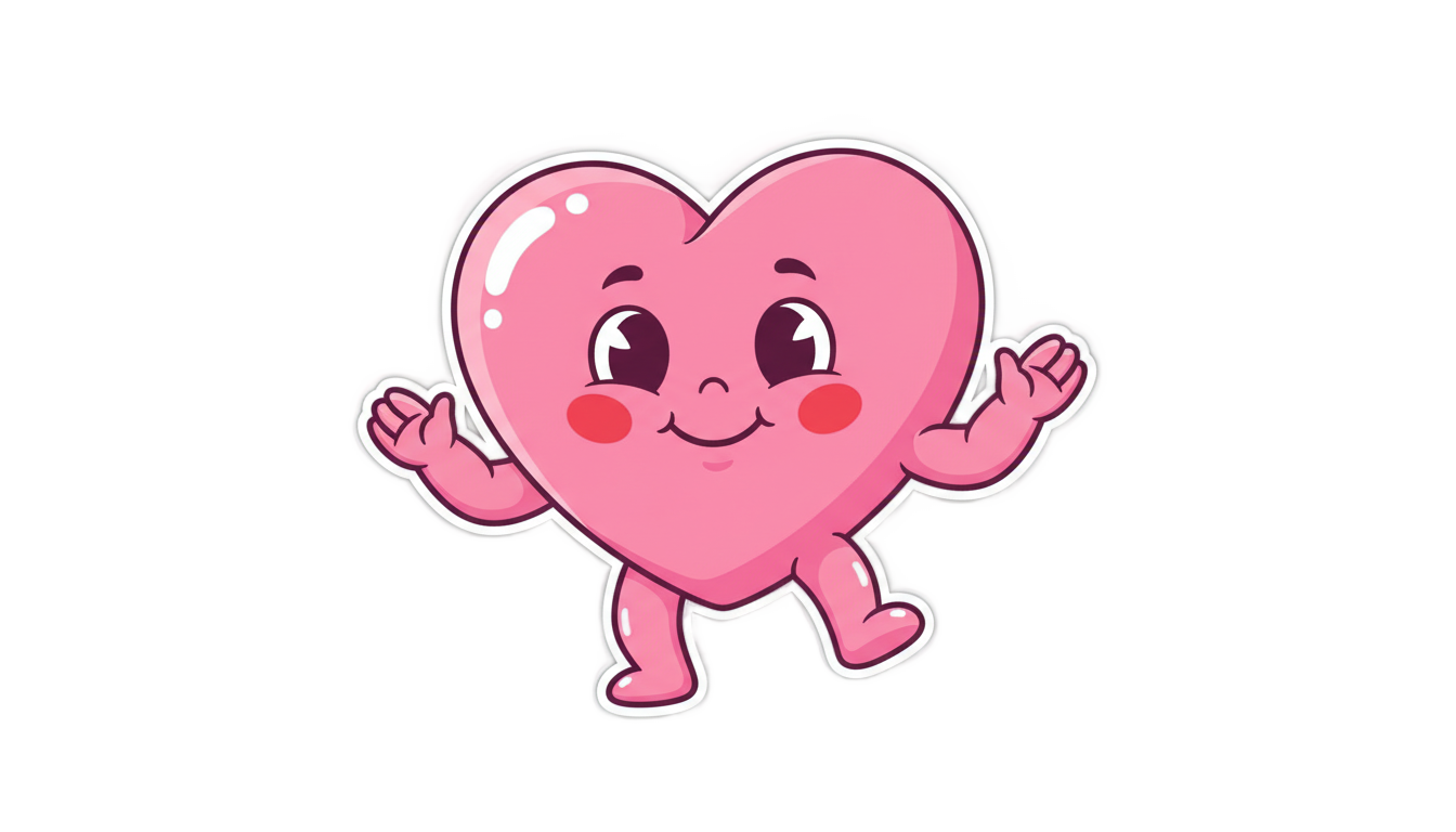 love cartoon png sticker PNG transparent background
