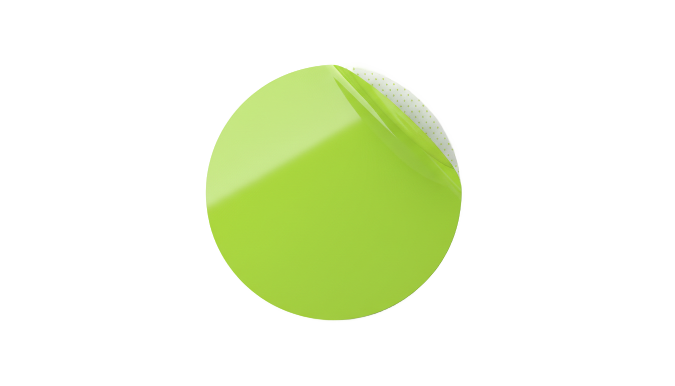 green sticker png PNG transparent background