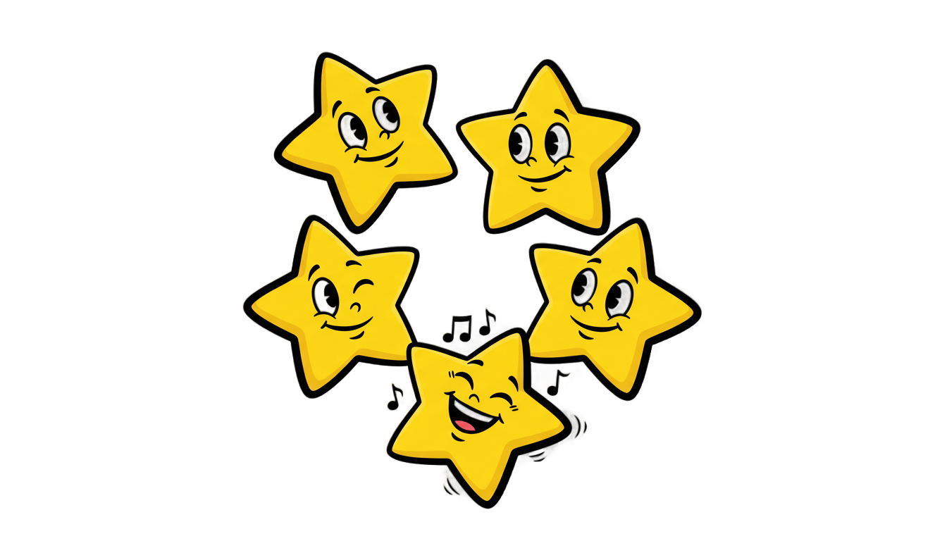 stars sticker png PNG transparent background