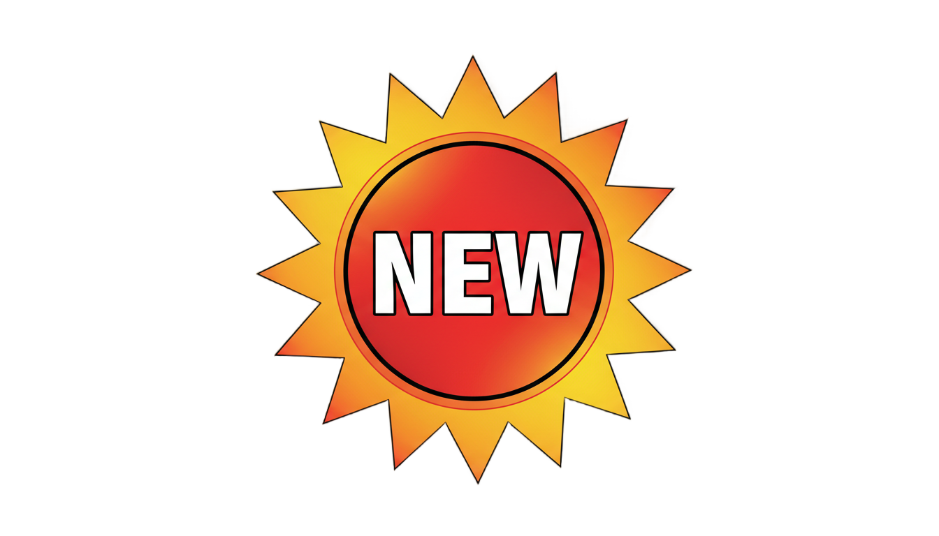 new sticker png PNG transparent background