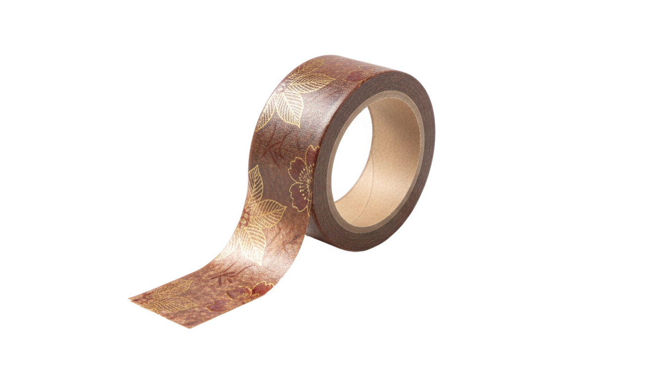 brown washi tape png PNG transparent background