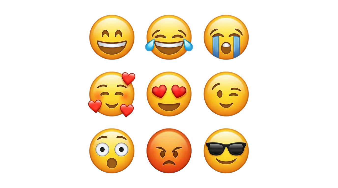 emoji sticker pack png PNG transparent background