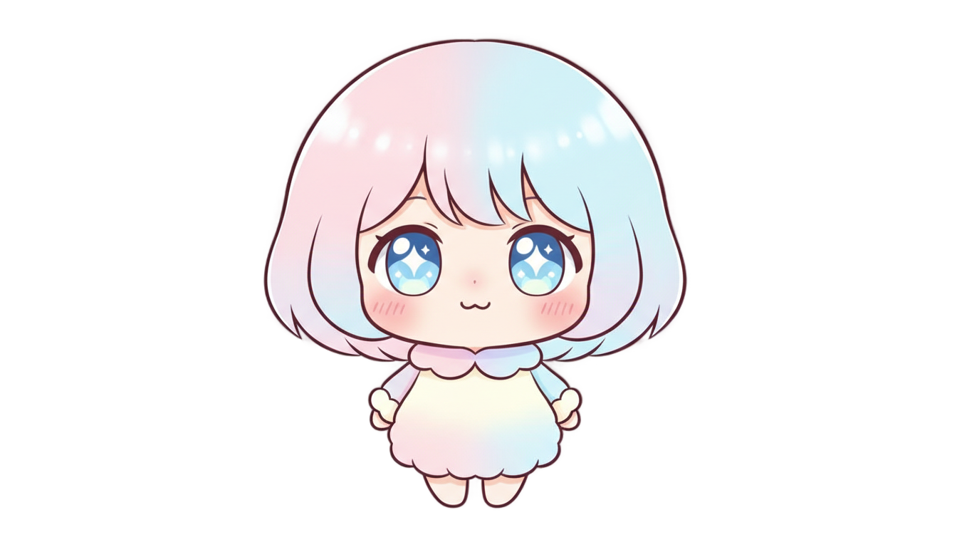 kawaii cute sticker png PNG transparent background