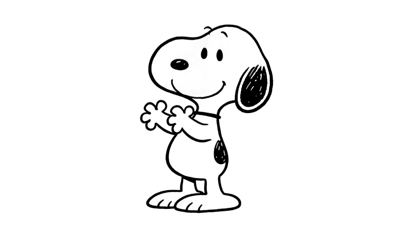 snoopy sticker png PNG transparent background