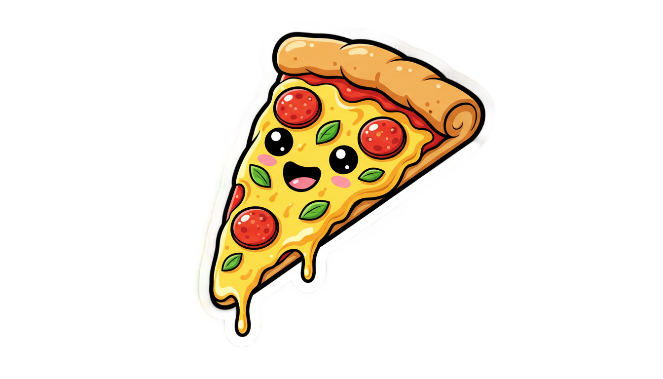 food sticker png PNG transparent background