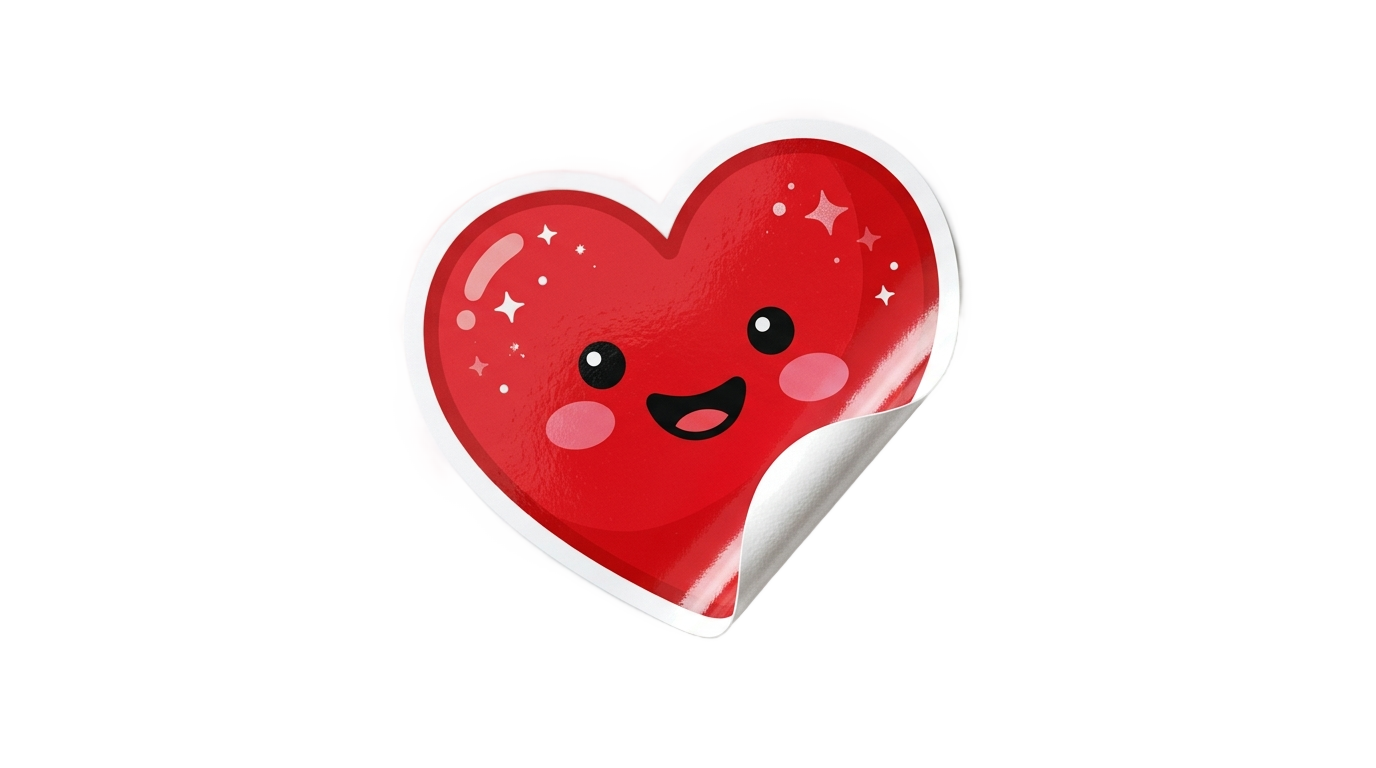 love sticker emoji png PNG transparent background