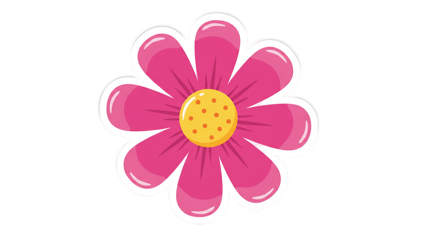 flower sticker png PNG transparent background