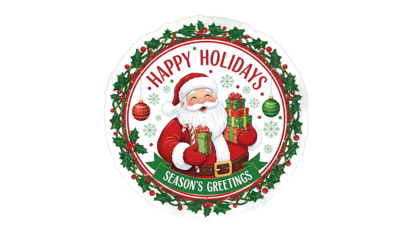 christmas sticker png PNG transparent background