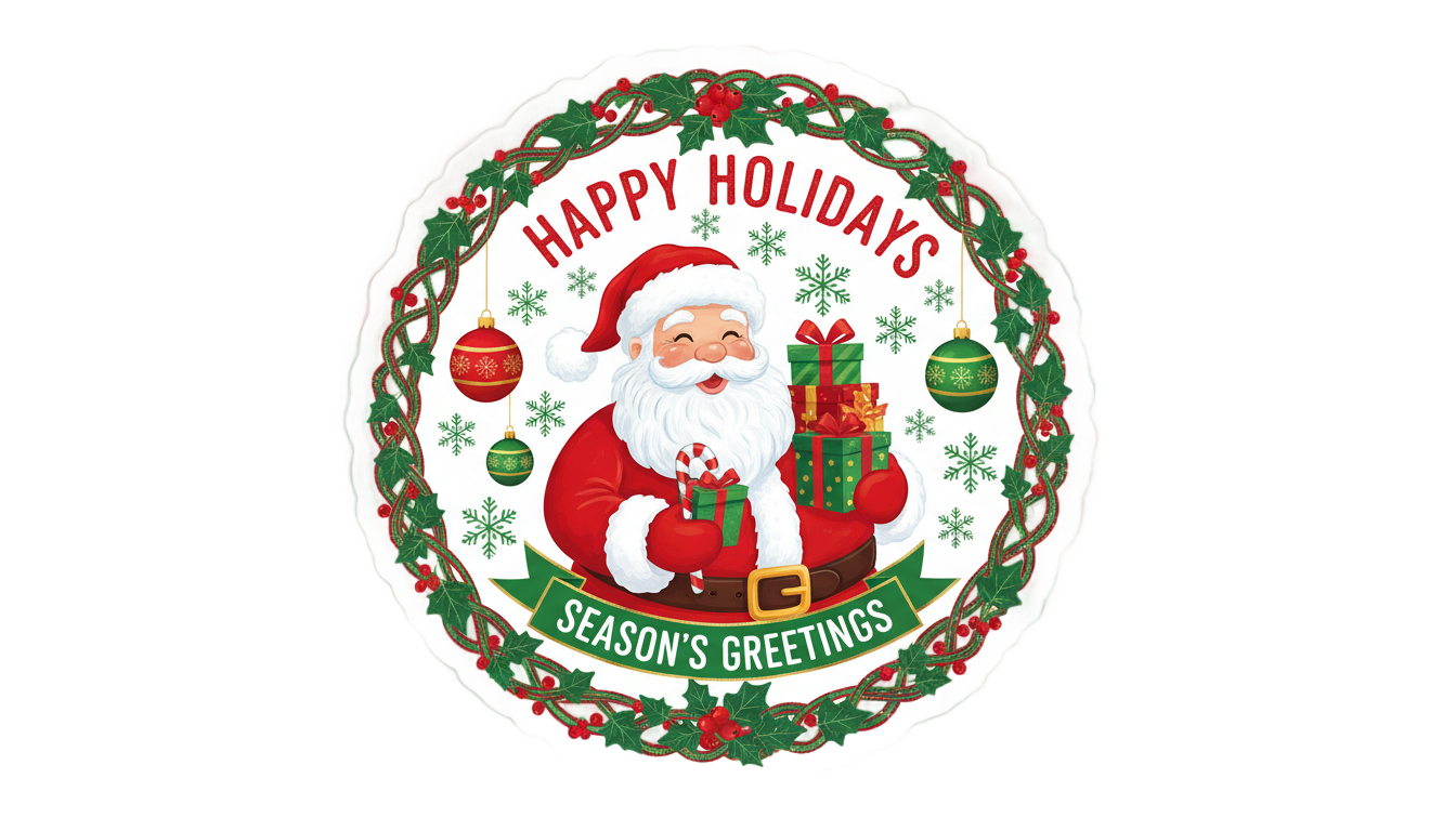 christmas sticker png PNG transparent background