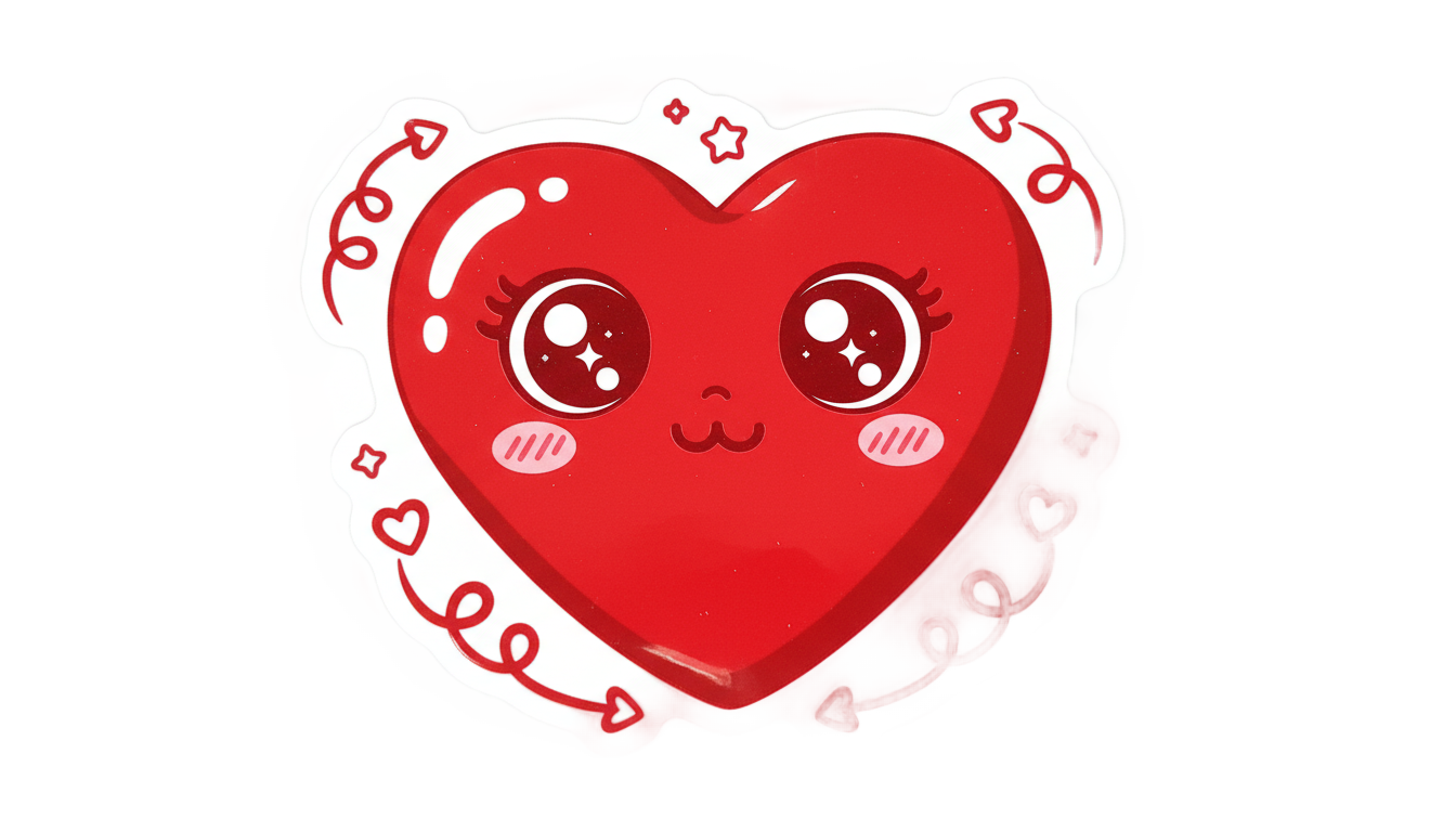 valentine day sticker png PNG transparent background