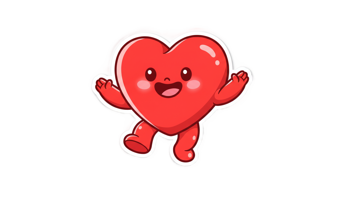 love cartoon png sticker PNG transparent background