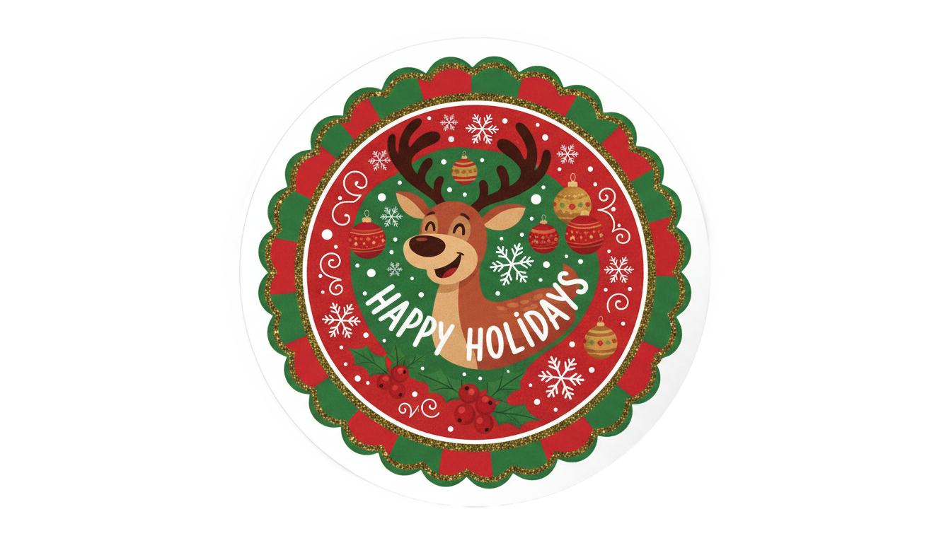 christmas sticker png PNG transparent background
