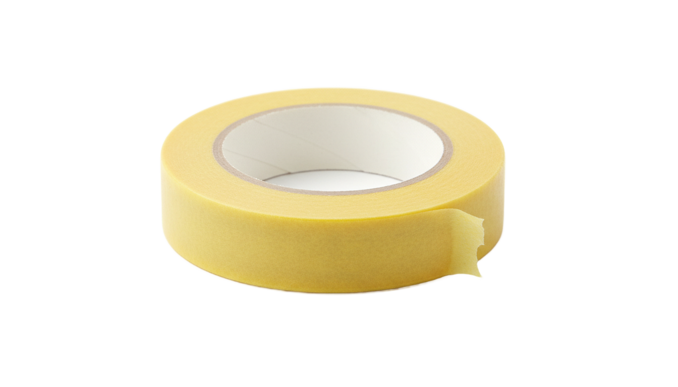 yellow washi tape png PNG transparent background