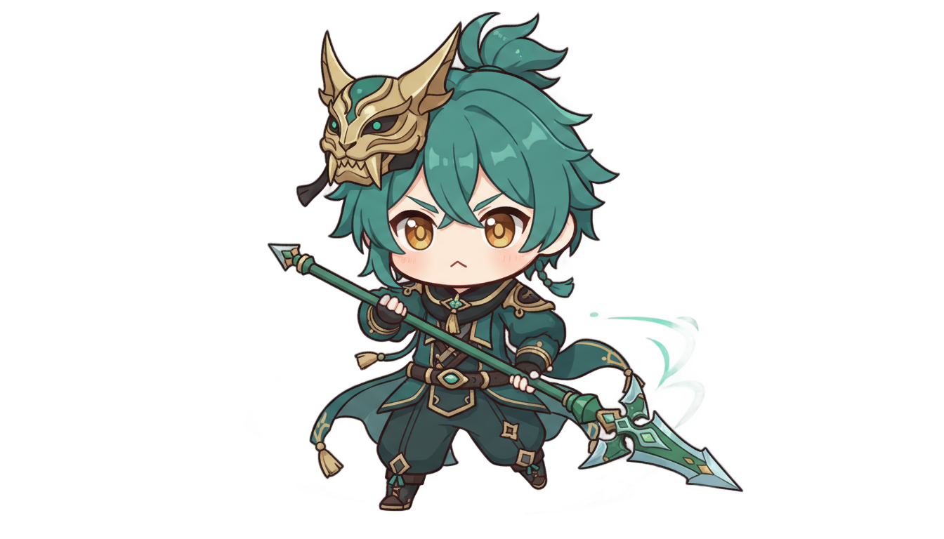 xiao sticker png PNG transparent background
