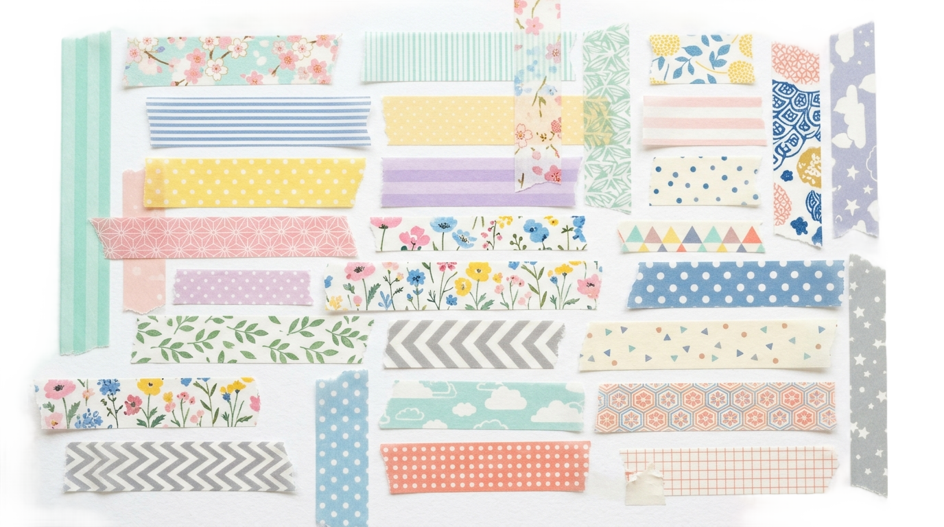washi tape designs png PNG transparent background