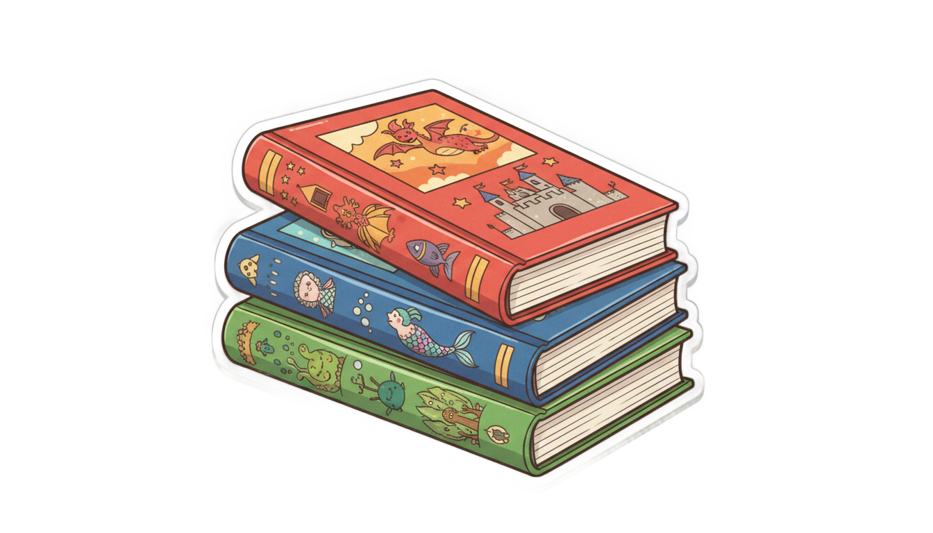 books sticker png PNG transparent background